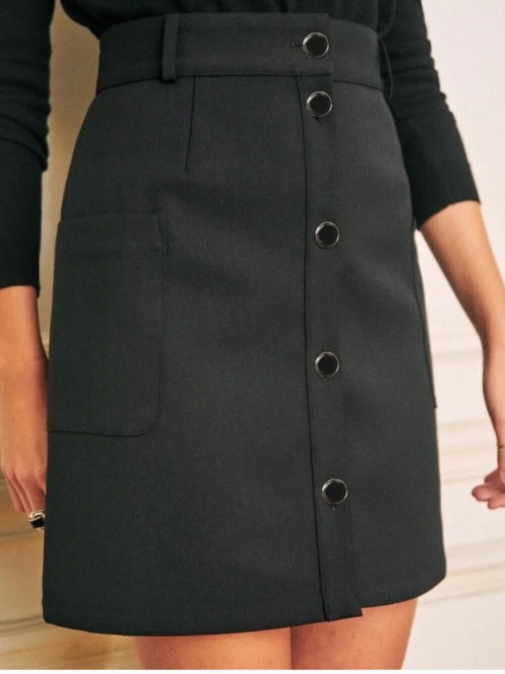 Sezane Lorraine Skirt - Black